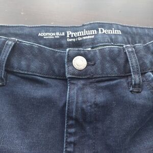 Addition Elle Curvy Size 18 Dark Blue Denim Jeans